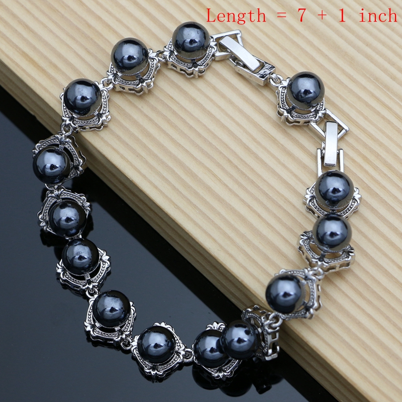 Black Pearls 925 Silver Jewelr - Freshwater Line recension och pris
