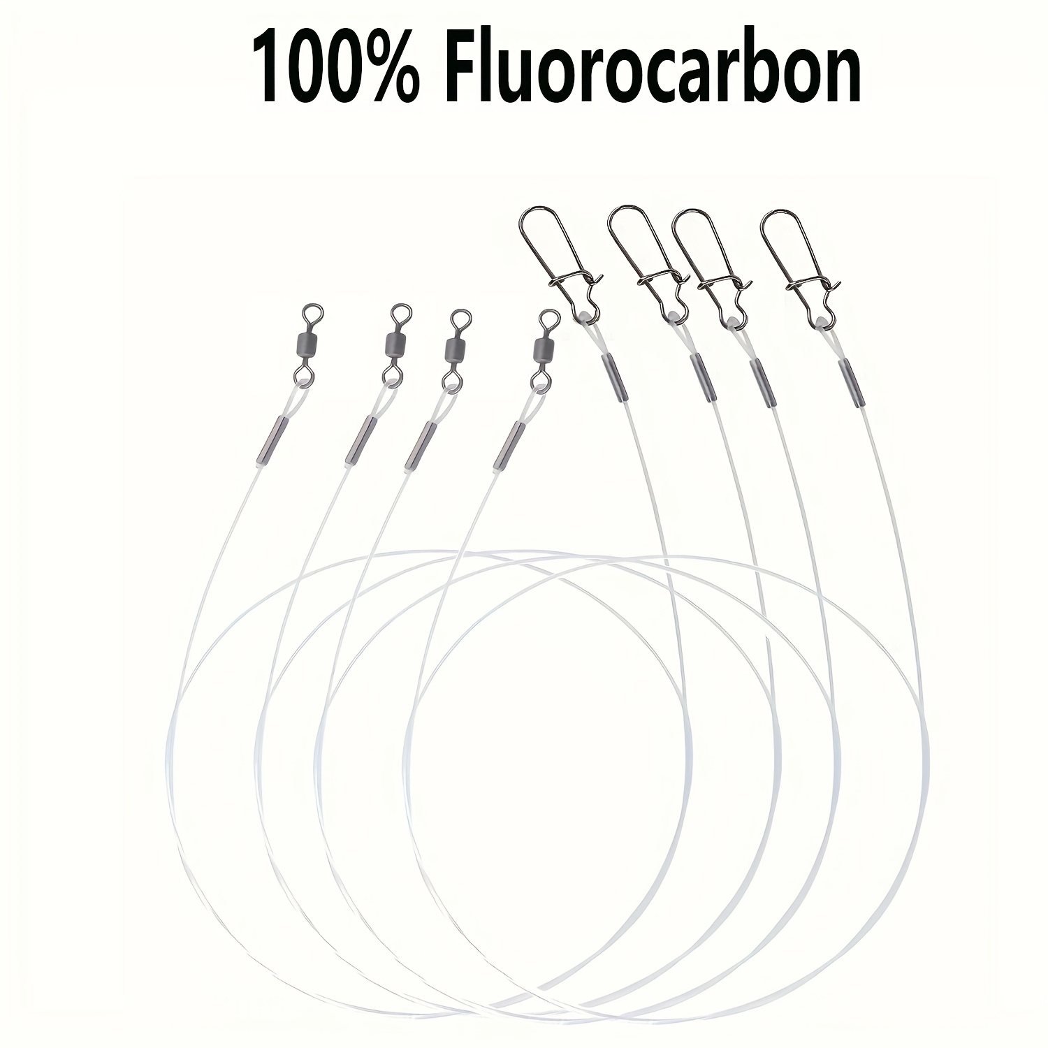 12Pcs 100% Fluorocarbon Fishin - Copolymer Line recension och pris