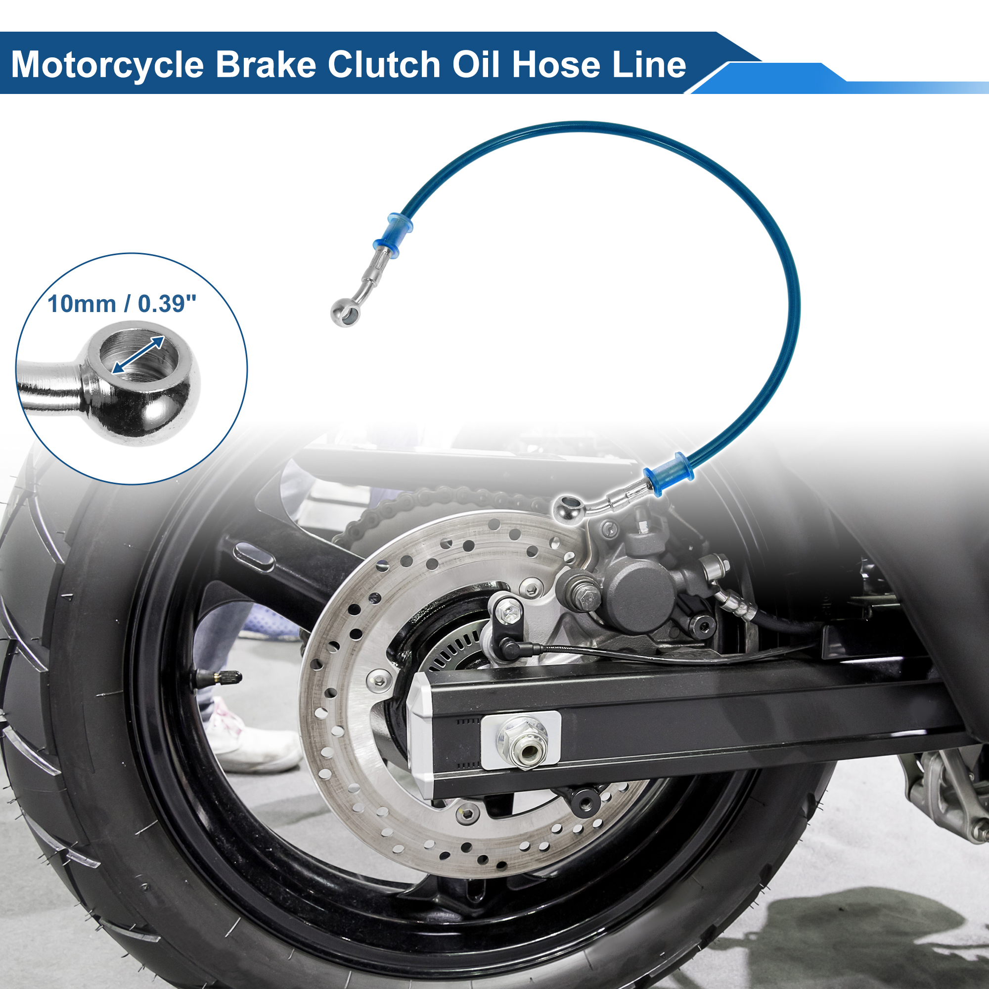 Motoforti 60cm Motorcycle Brak - Braided Line recension och pris