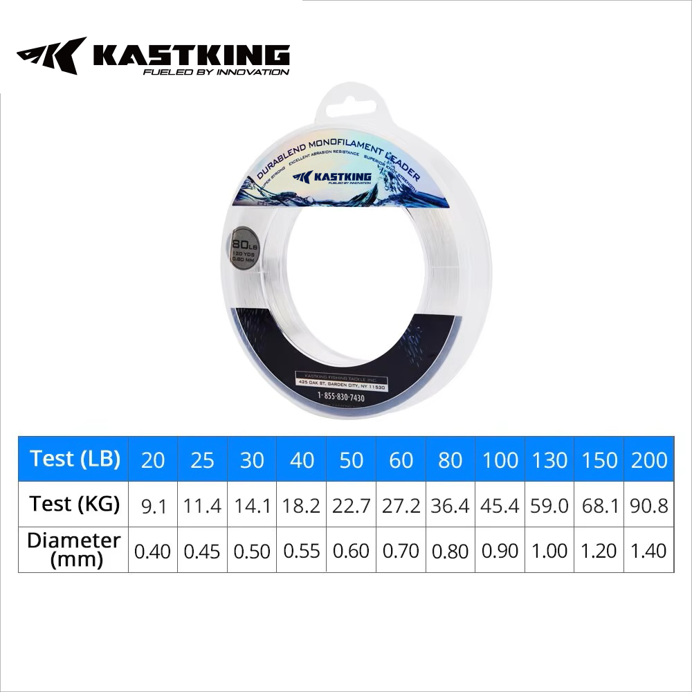 KastKing 20-200LB 110M 0.40-1. - Copolymer Line recension och pris