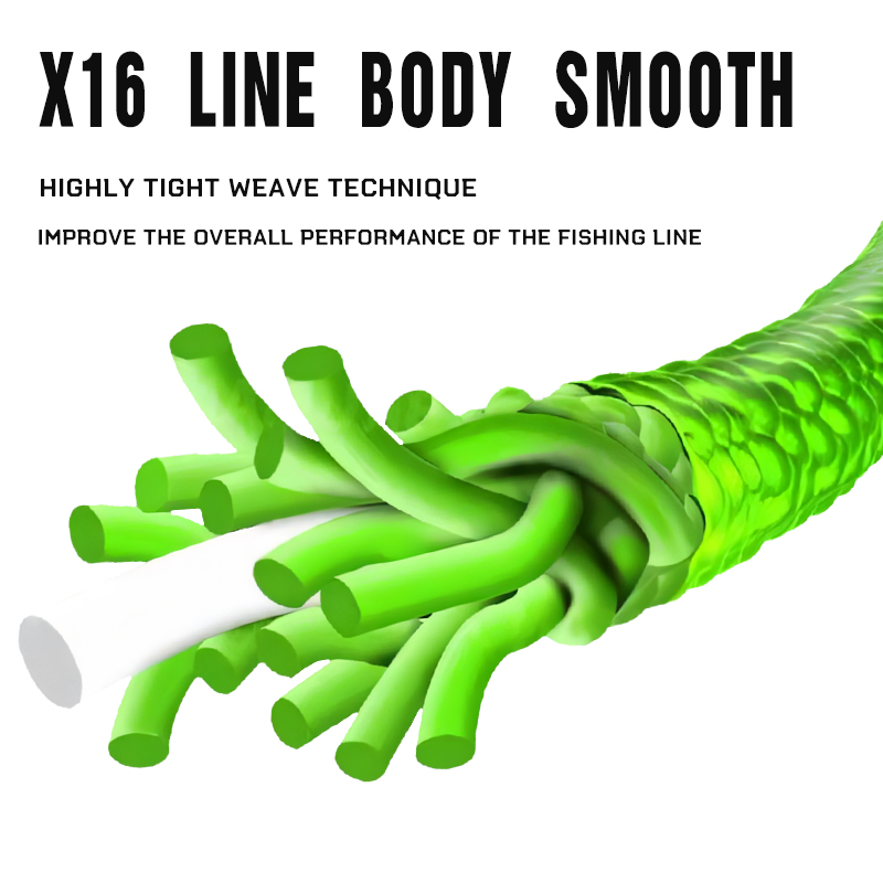 New X16 Strands Fishing Line Y - Copolymer Line recension och pris
