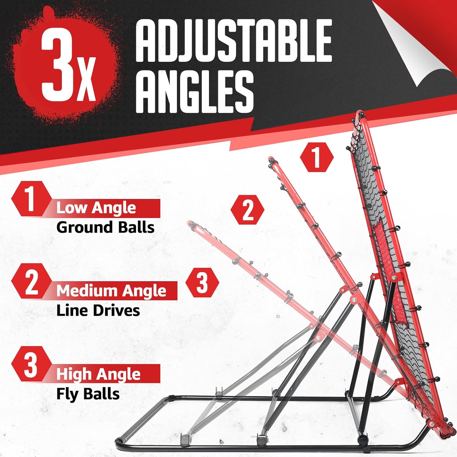 Baseball Rebounder Net, 3/5 Ad - Fly Line recension och pris