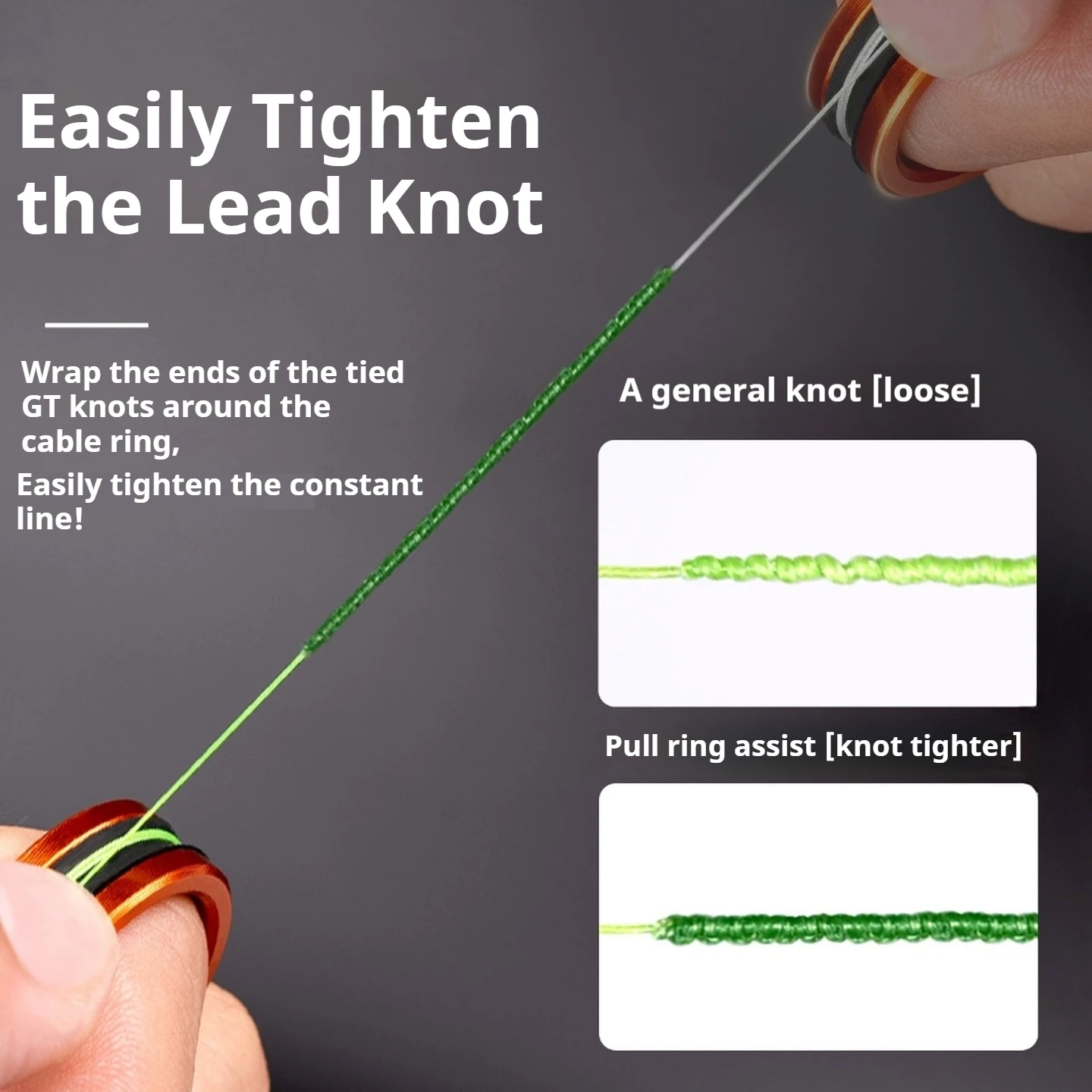 2/1pcs Alloy Cable Ring Fast L - Leader Line recension och pris