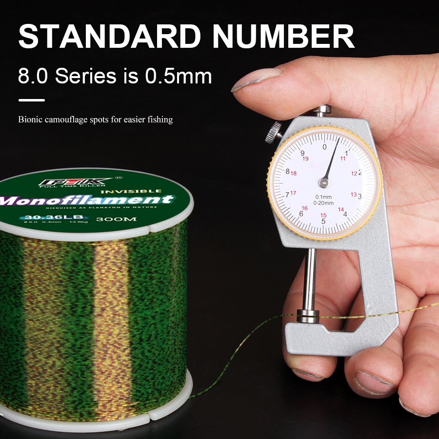 FTK 300m Invisible Fishing Lin - Ice Fishing Line recension och pris