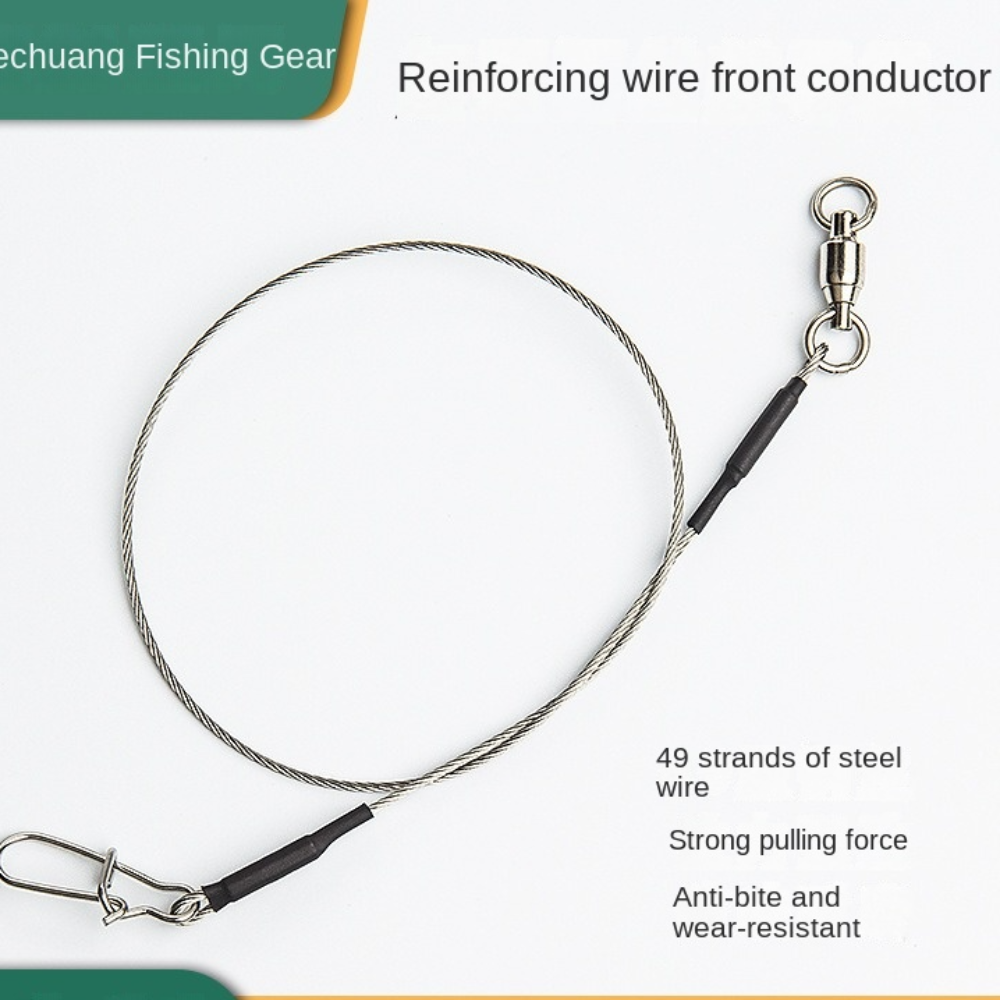 5PCS 20/30/40cm strands Stainl - Leader Line recension och pris
